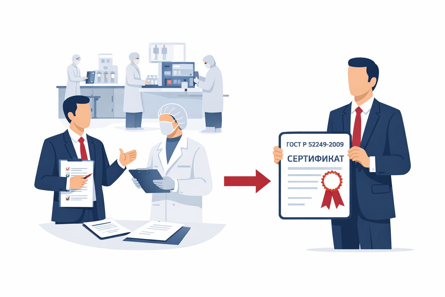 Процедура сертификации ГОСТ Р 52249-2009 в Калининграде
